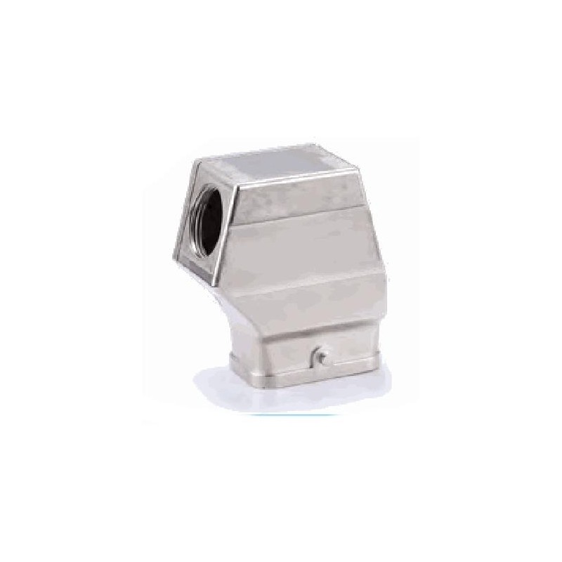 Capot C, Alliage de zinc moulé, acier inoxydable, IP65, Sortie horizontale, M25